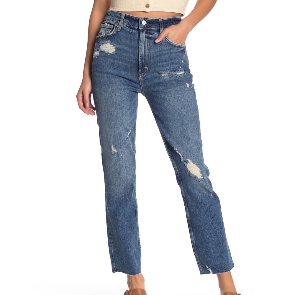 We the Free High Slim Straight-Leg Jeans Size 24